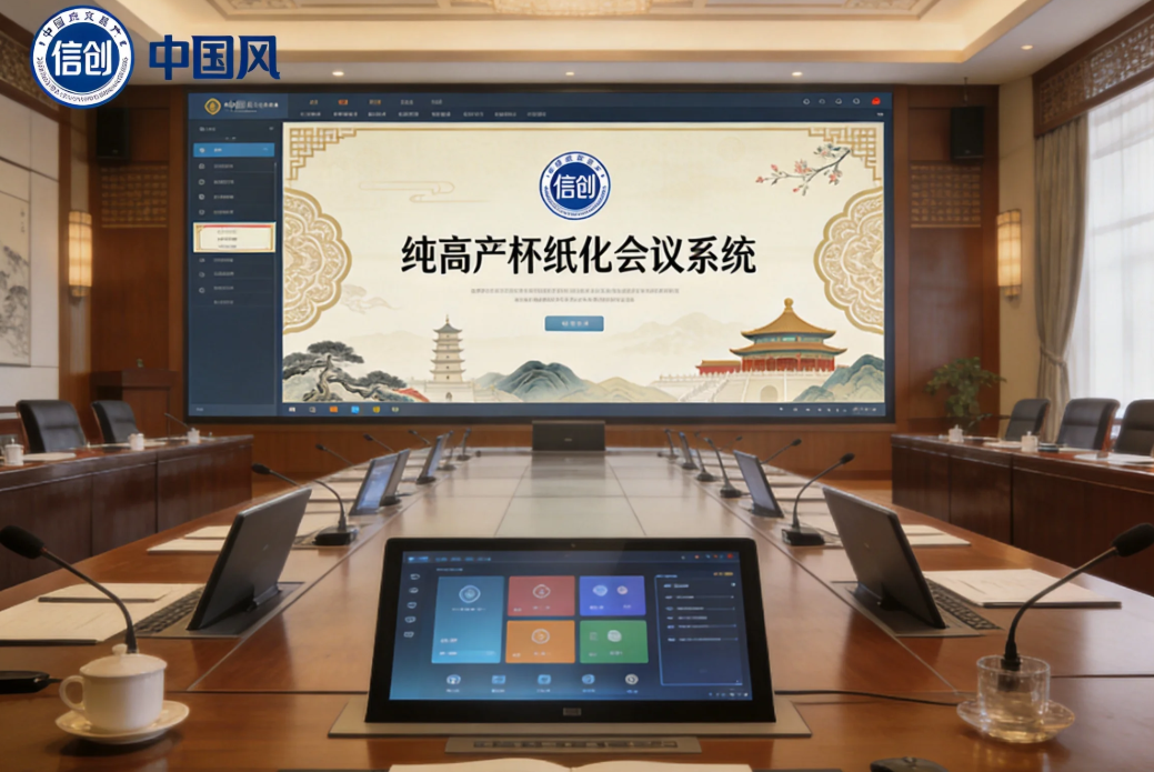 纯国产无纸化会议, 自主可控, 信创适配, 安全保密, 私有化部署, 国产化替代无纸化会议系统