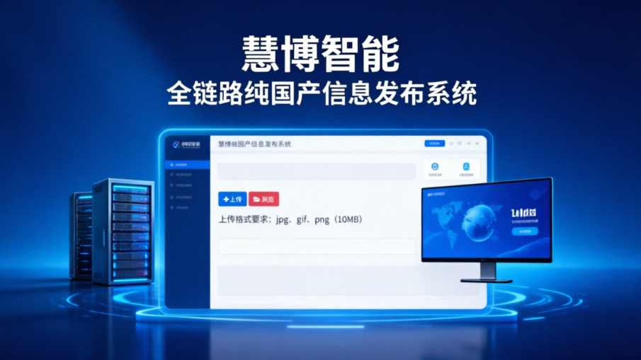 慧博智能,信息发布系统,信创国产化,全链路国产,纯国产显示屏,政务信息发布,国企数字化,瑞芯微终端,麒麟系统适配,自主可控